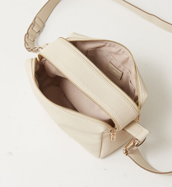 LOWELL things「【TVドラマ使用商品】Frec/WファスナースクエアショルダーBAG」|ショルダー・メッセンジャー|