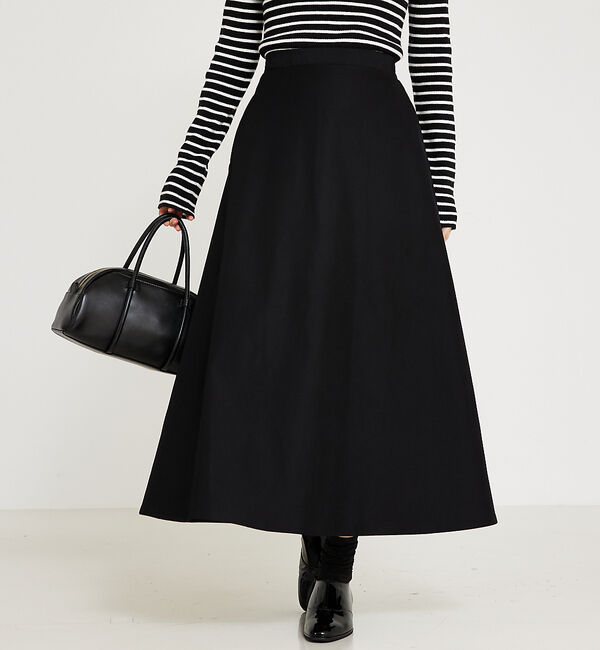 abahouse mavie「【セットアップ対応】ウォームツイルフレアースカート」|スカート|