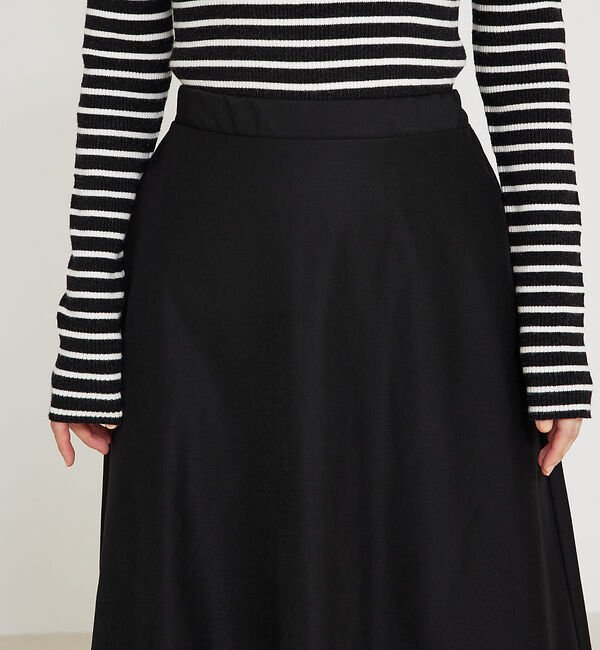 abahouse mavie「【セットアップ対応】ウォームツイルフレアースカート」|スカート|