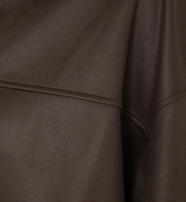 abahouse mavie「ソフトレザーライクブルゾン」|ブルゾン・スタジャン|