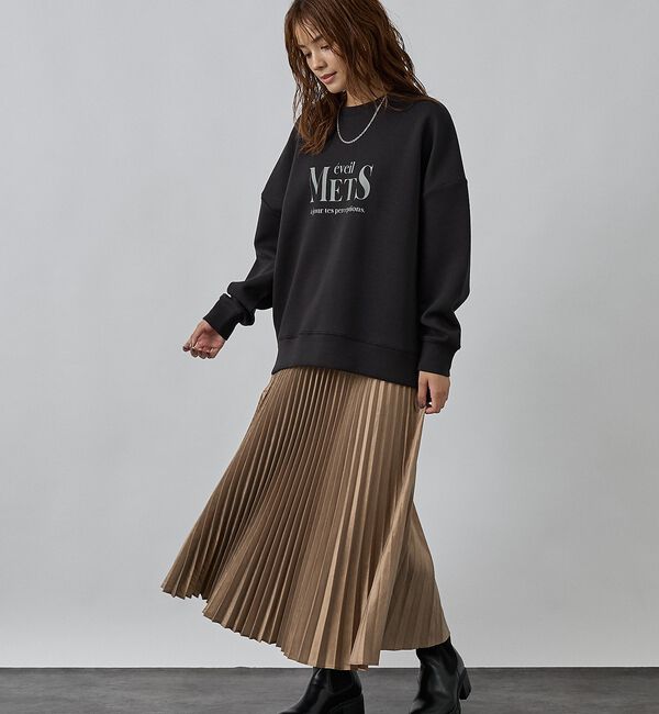 abahouse mavie「シルキーダンボールロゴプルオーバー」|スウェット・ジャージ|