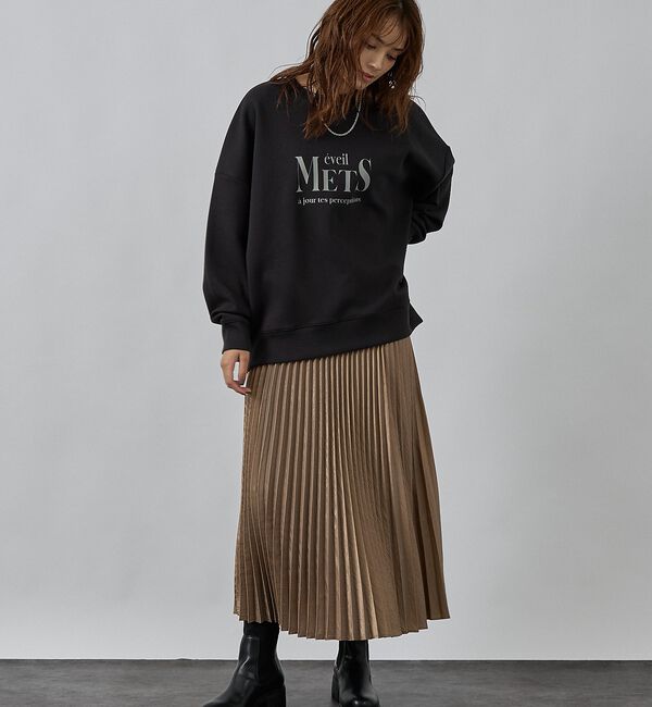 abahouse mavie「シルキーダンボールロゴプルオーバー」|スウェット・ジャージ|