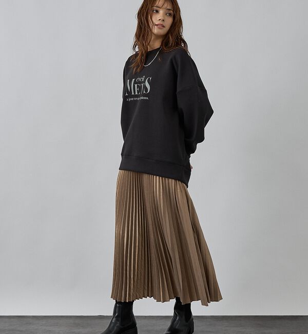 abahouse mavie「シルキーダンボールロゴプルオーバー」|スウェット・ジャージ|