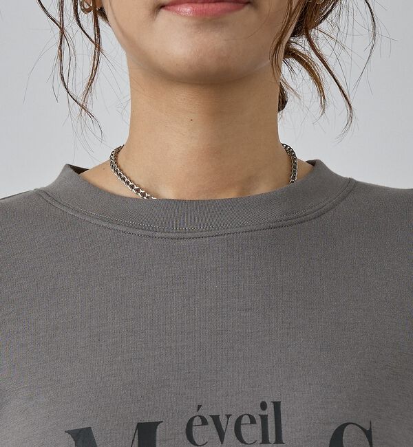 abahouse mavie「シルキーダンボールロゴプルオーバー」|スウェット・ジャージ|