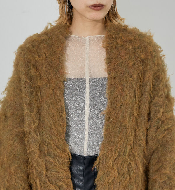 NOMINE「イエティ2WAYニットブルゾン」|カーディガン|