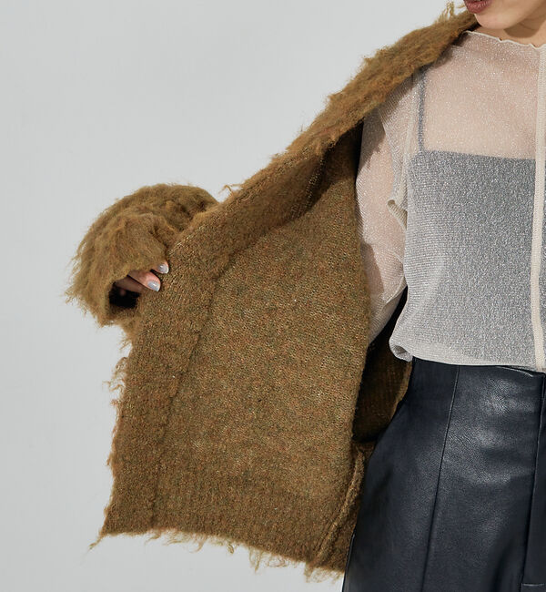 NOMINE「イエティ2WAYニットブルゾン」|カーディガン|