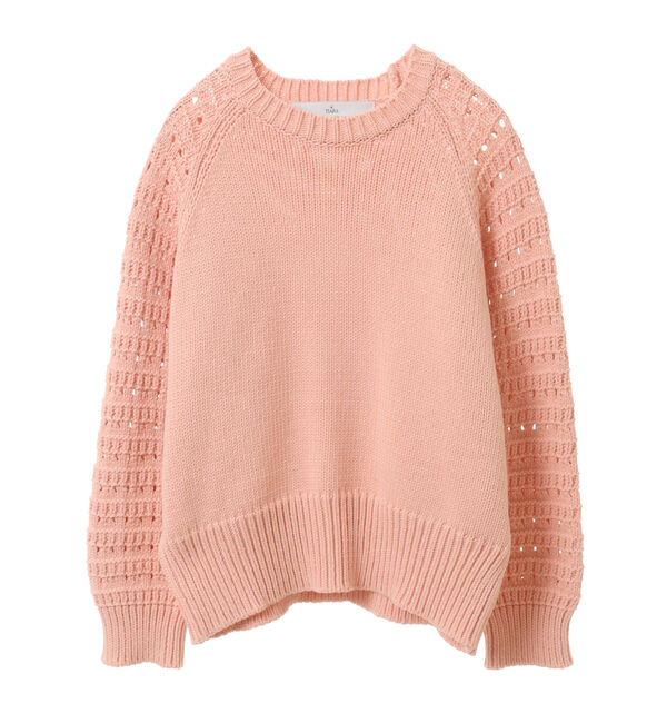 TIARA「柄スリーブニット」|ニット・セーター|