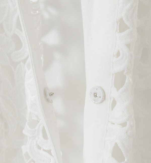 Liesse「レースニットカーディガン」|カーディガン|