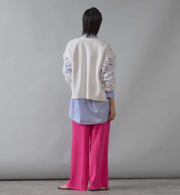 Liesse「レースニットカーディガン」|カーディガン|