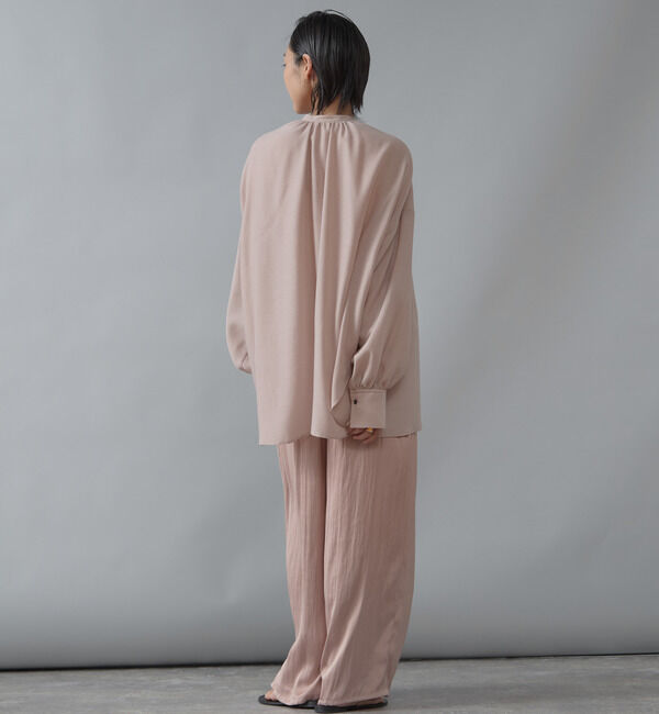 Liesse「ギャザーオーバーブラウス」|シャツ・ブラウス|