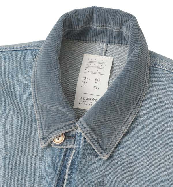 SOFFITTO「【KURO/クロ】DENIM HALF COAT」|デニムジャケット|