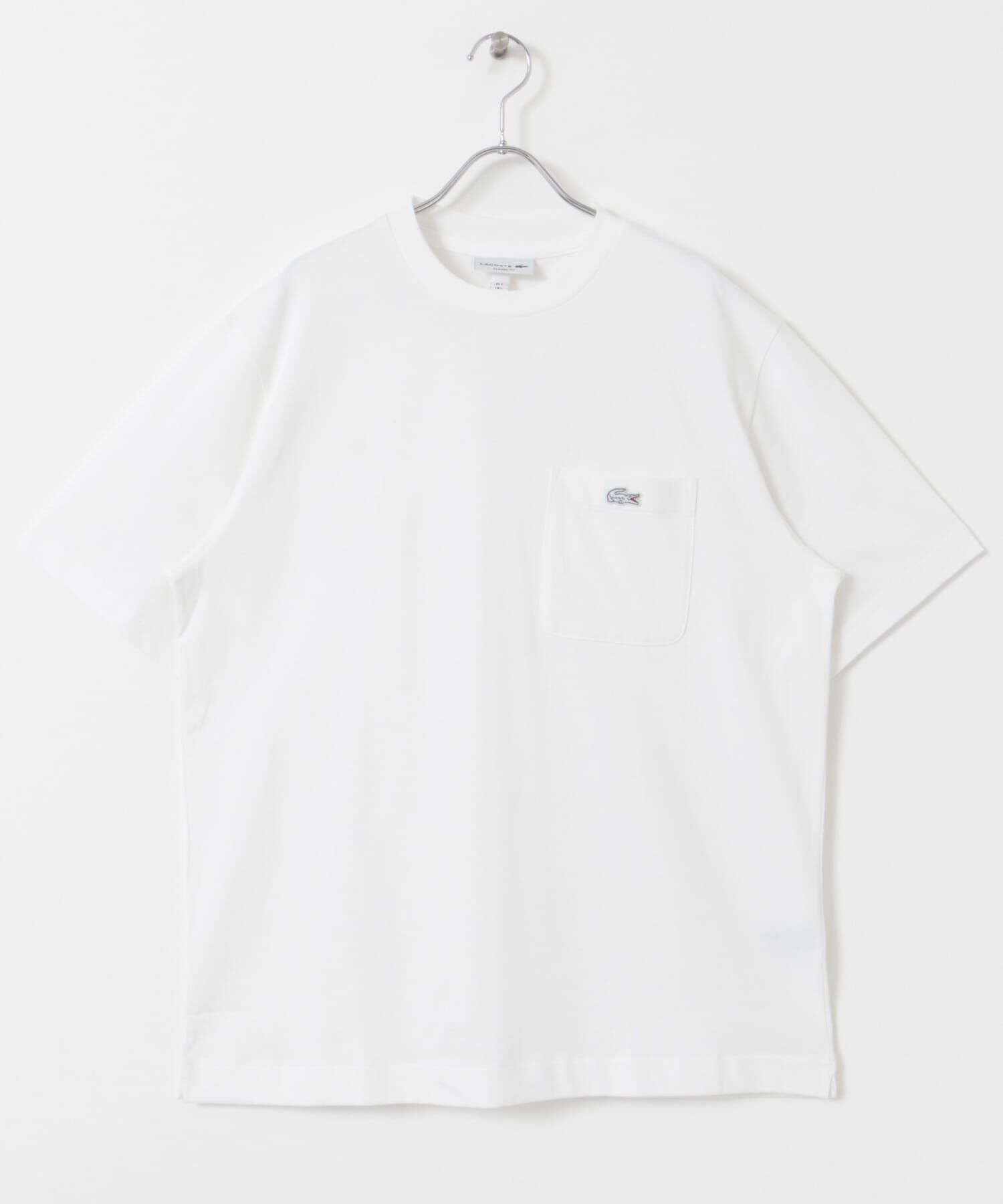 URBAN RESEARCH DOORS「LACOSTE　アウトラインクロックポケットTシャツ」|Tシャツ・カットソー|