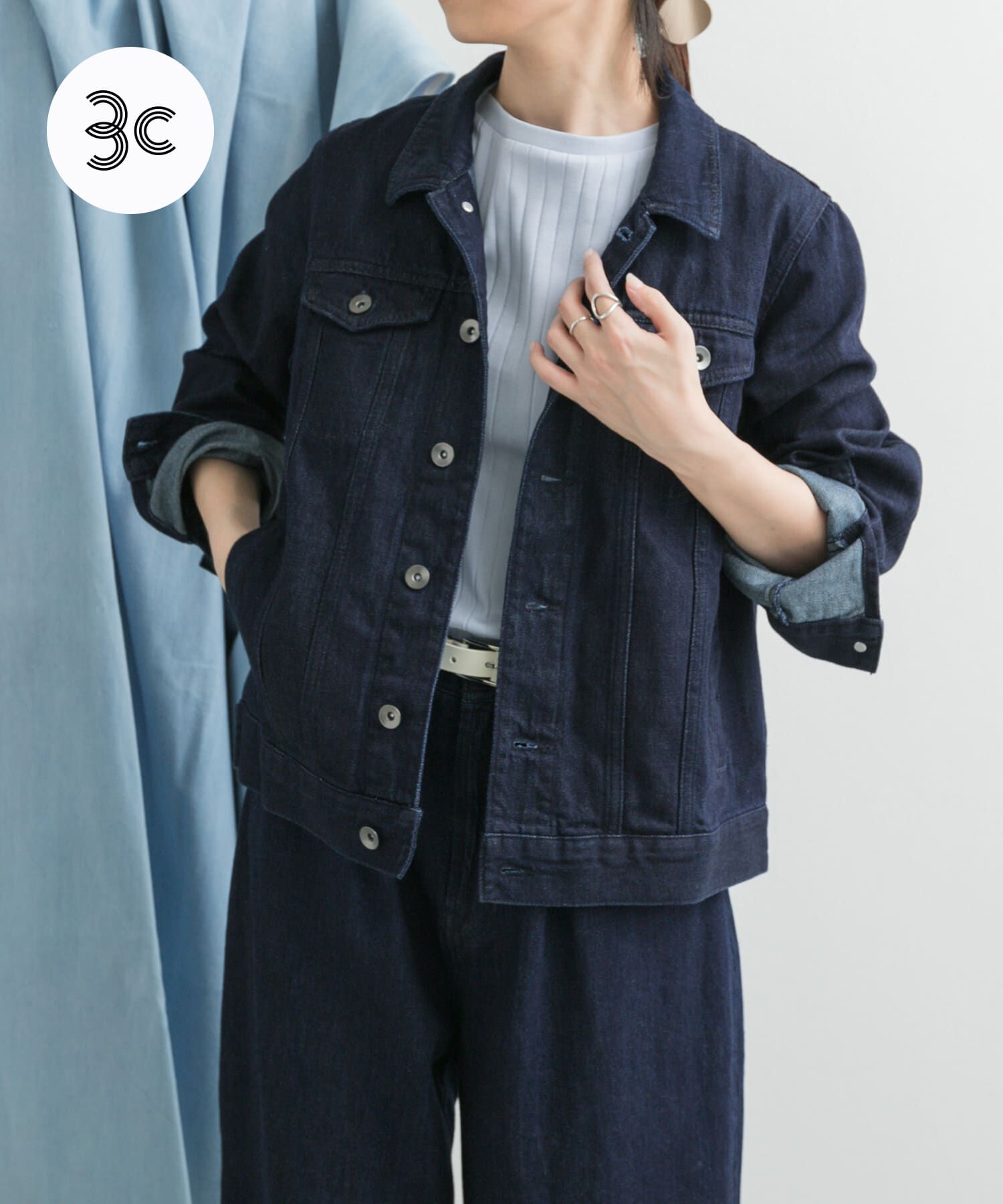 URBAN RESEARCH DOORS「Denim Jacket」|デニムジャケット|ワンウォッシュ