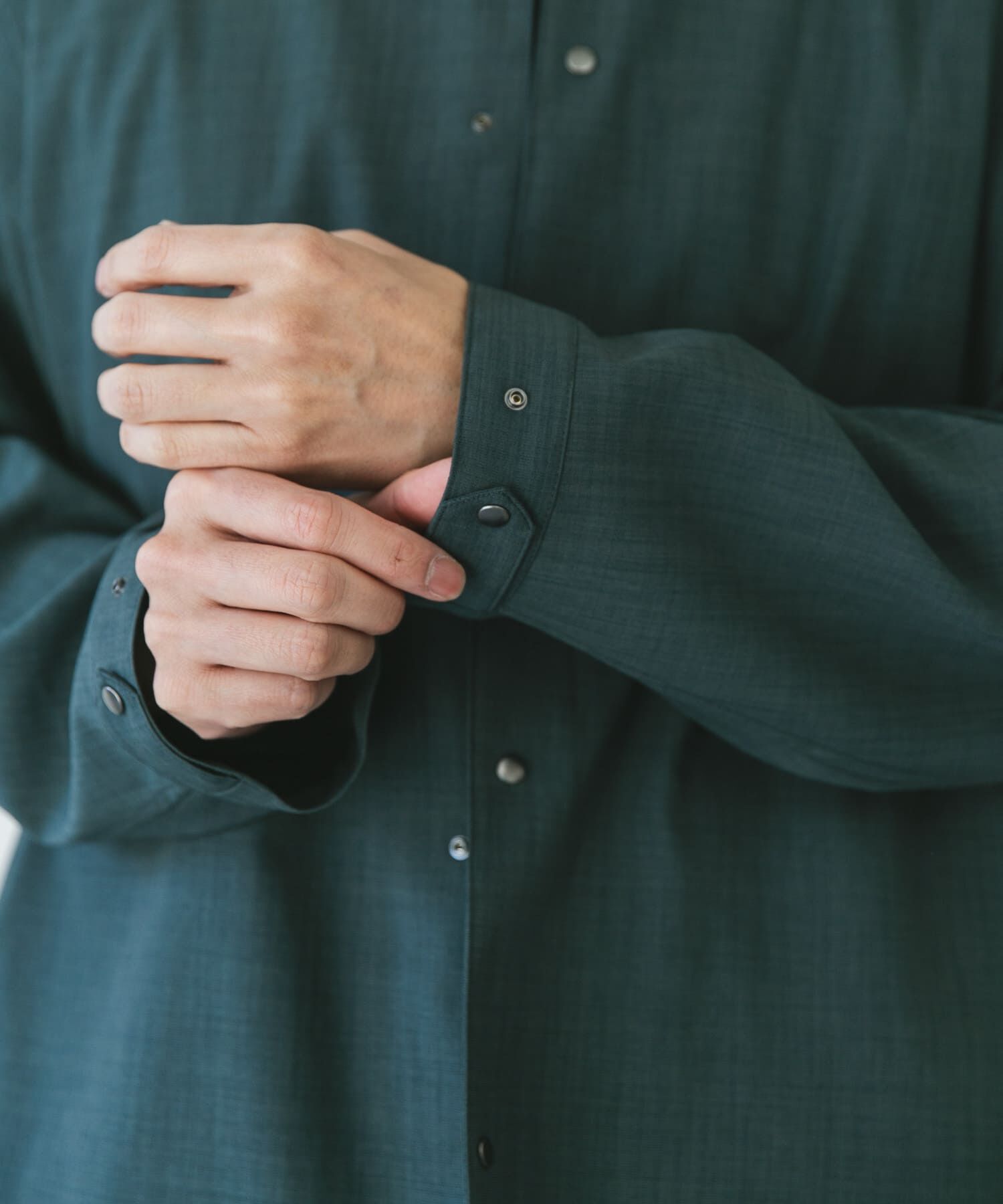 URBAN RESEARCH DOORS「『UR TECH DRYLUXE』『イージーケア/速乾/UVカット』ノーカラーブルゾン」|ブルゾン・スタジャン|