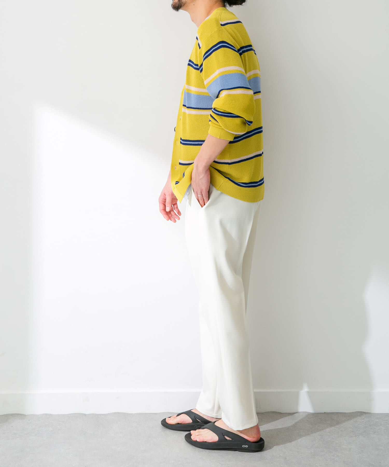 Sonny Label 「マルチボーダーニットカーディガン」|カーディガン|