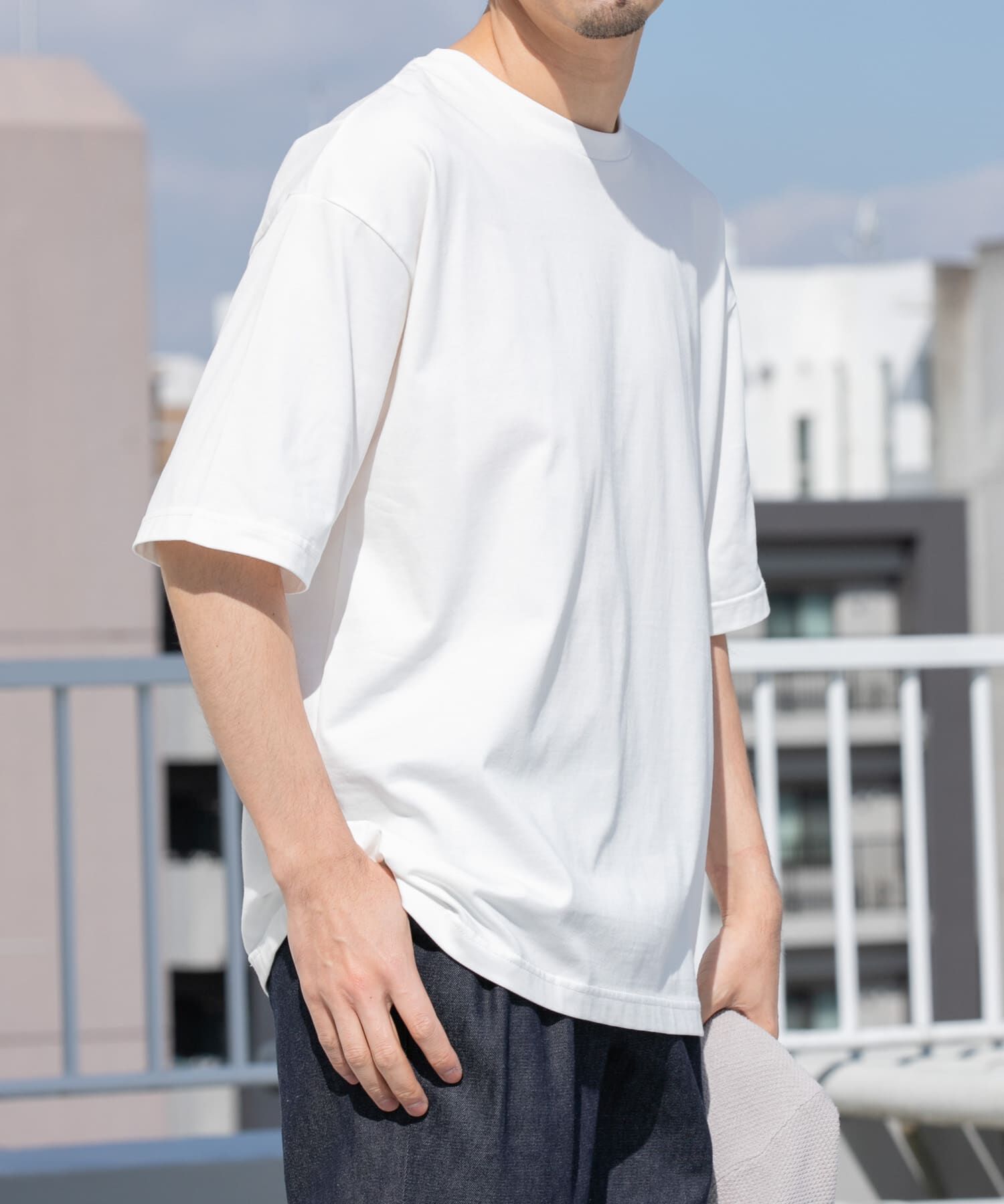 URBAN RESEARCH ROSSO「『接触冷感』『XLサイズあり』Cool TouchシルケットTシャツ」|Tシャツ・カットソー|