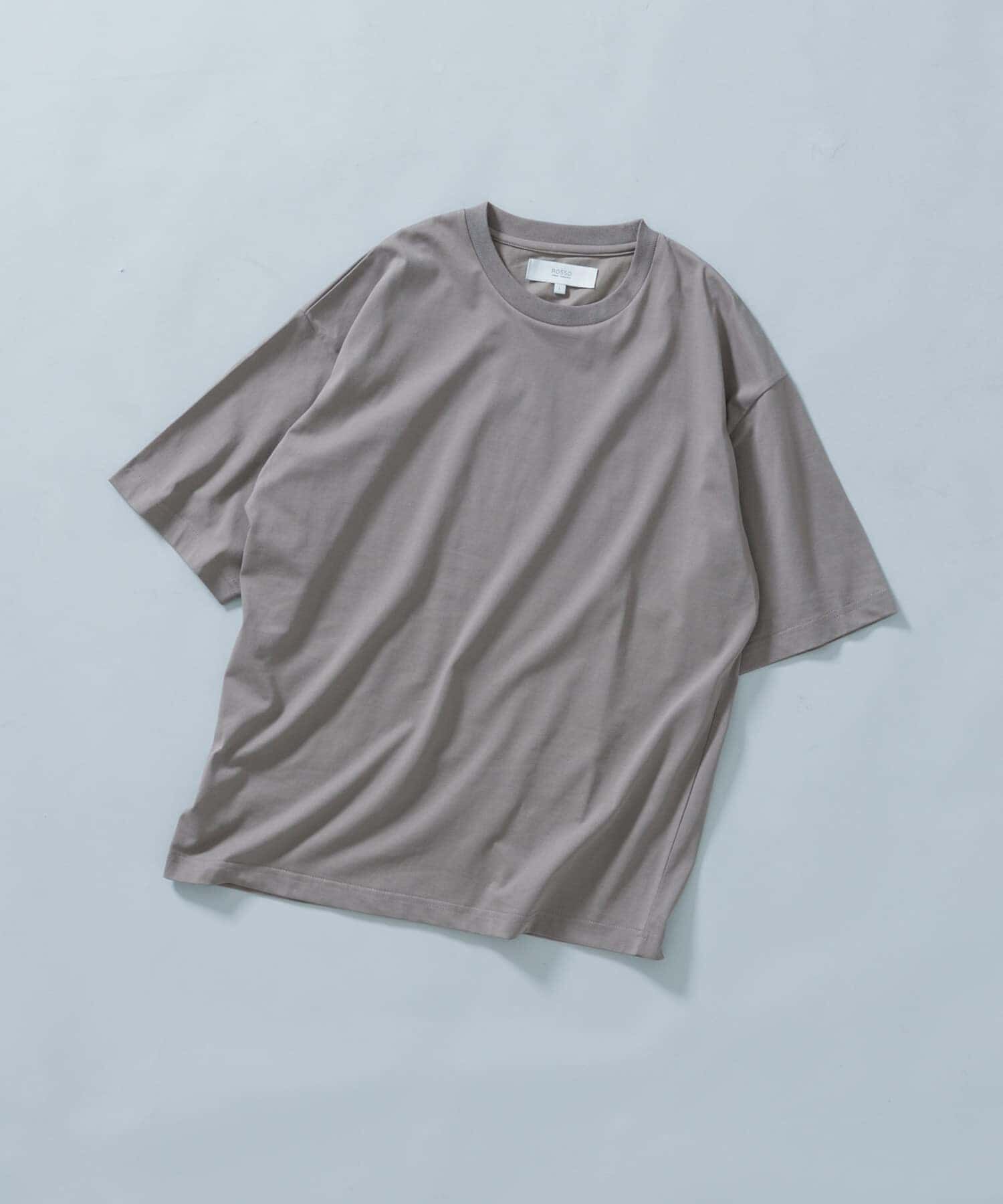 URBAN RESEARCH ROSSO「『接触冷感』『XLサイズあり』Cool TouchシルケットTシャツ」|Tシャツ・カットソー|ベージュ