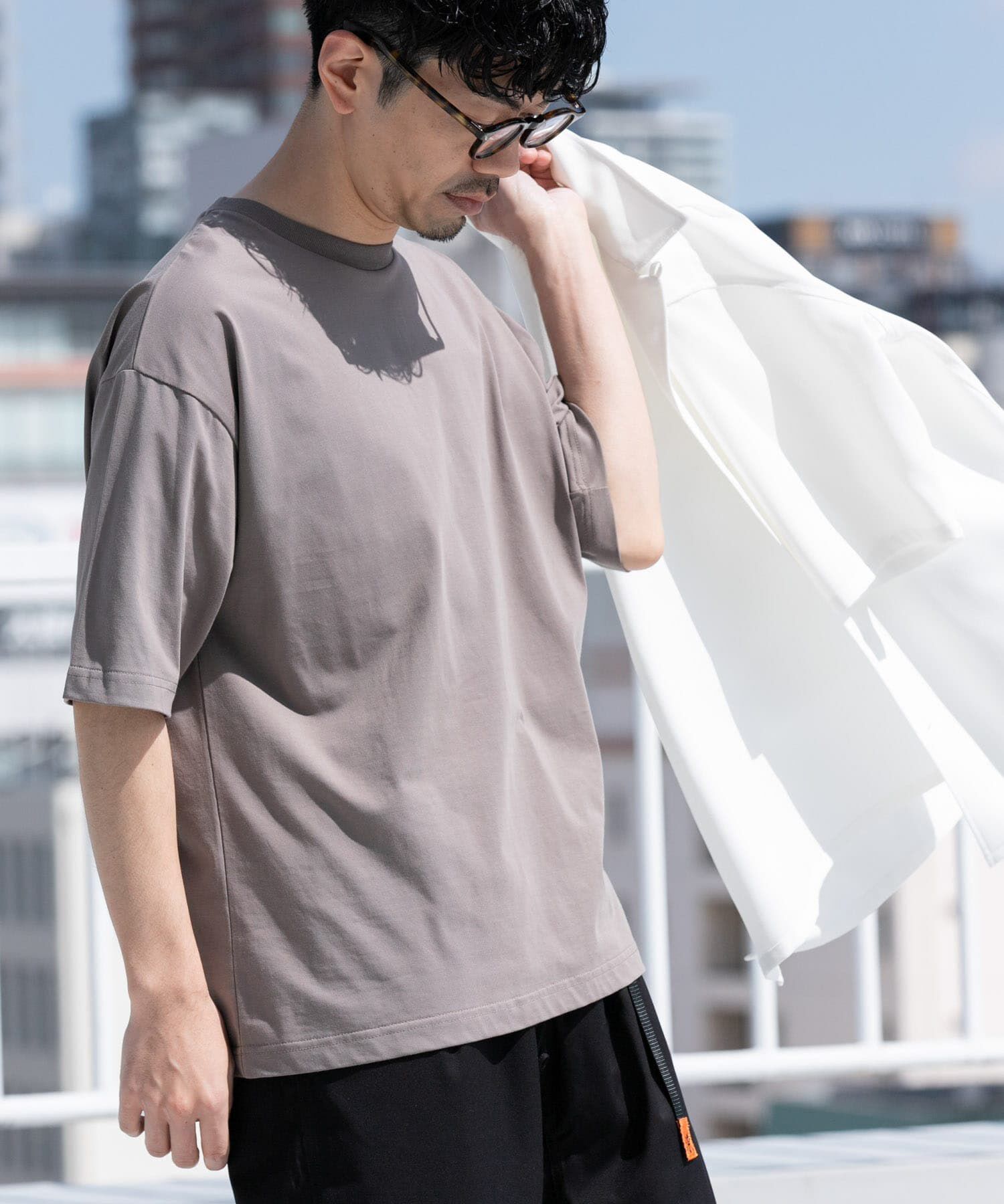 URBAN RESEARCH ROSSO「『接触冷感』『XLサイズあり』Cool TouchシルケットTシャツ」|Tシャツ・カットソー|