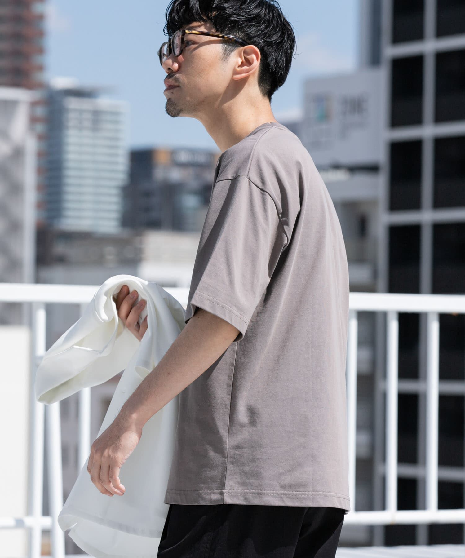 URBAN RESEARCH ROSSO「『接触冷感』『XLサイズあり』Cool TouchシルケットTシャツ」|Tシャツ・カットソー|