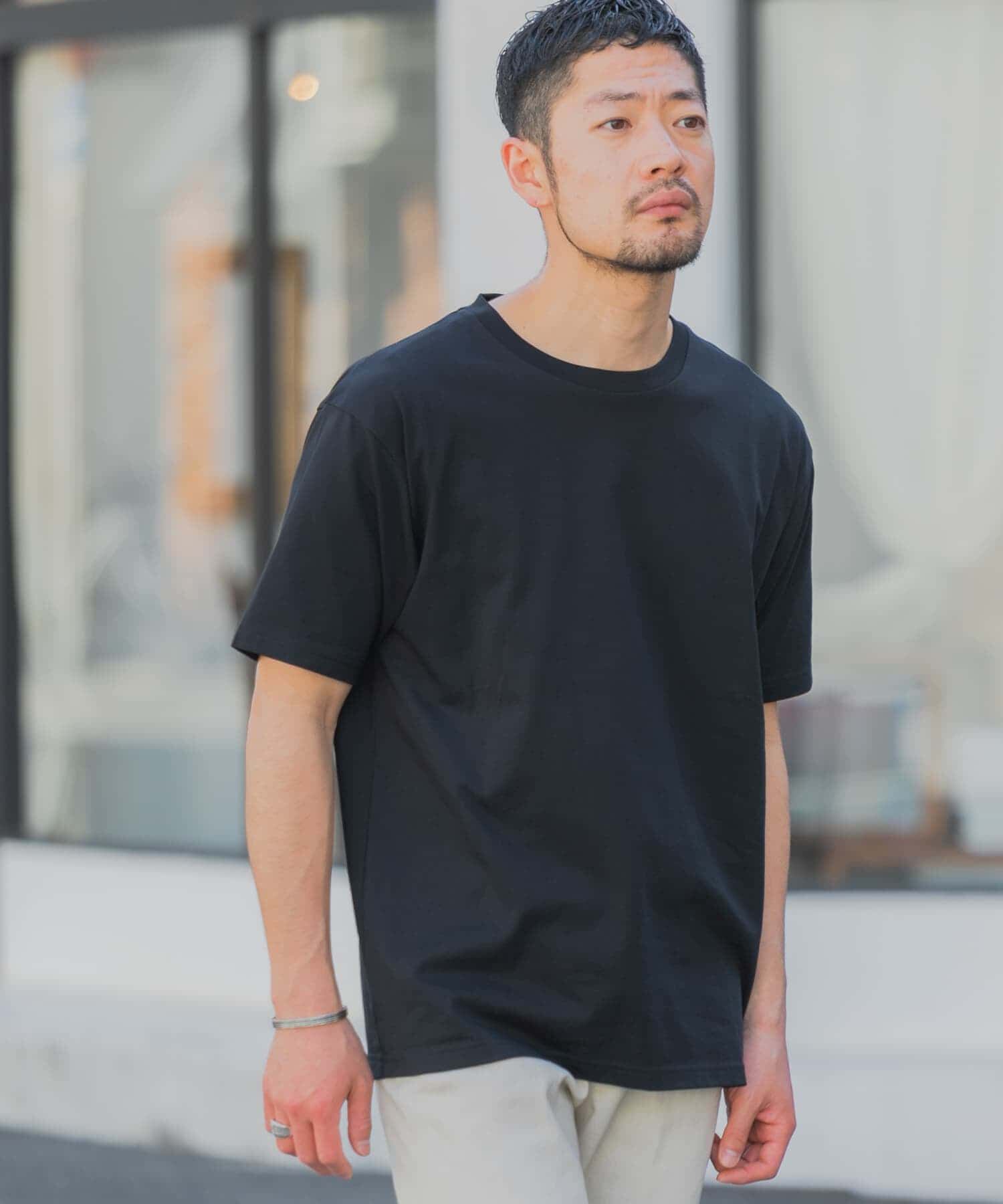 URBAN RESEARCH ROSSO「『XLサイズあり』『UR TECH』汗ジミ防止クルーネックTシャツ」|Tシャツ・カットソー|