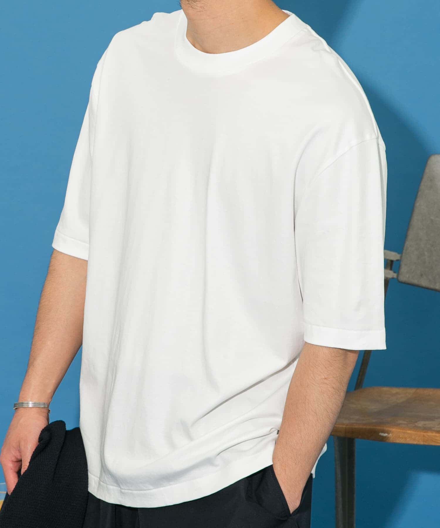 URBAN RESEARCH ROSSO「『XLサイズあり』『UR TECH』防汚加工 リラックスクルーネックTシャツ」|Tシャツ・カットソー|