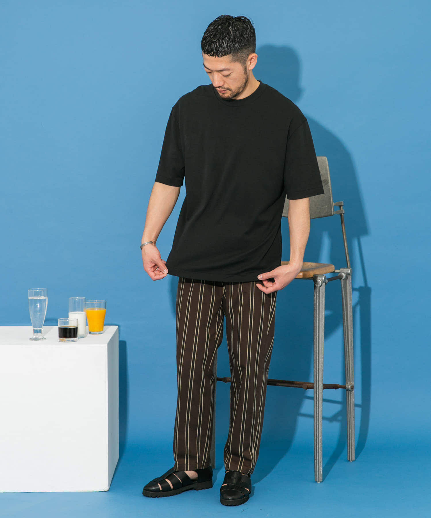 URBAN RESEARCH ROSSO「『XLサイズあり』『UR TECH』防汚加工 リラックスクルーネックTシャツ」|Tシャツ・カットソー|