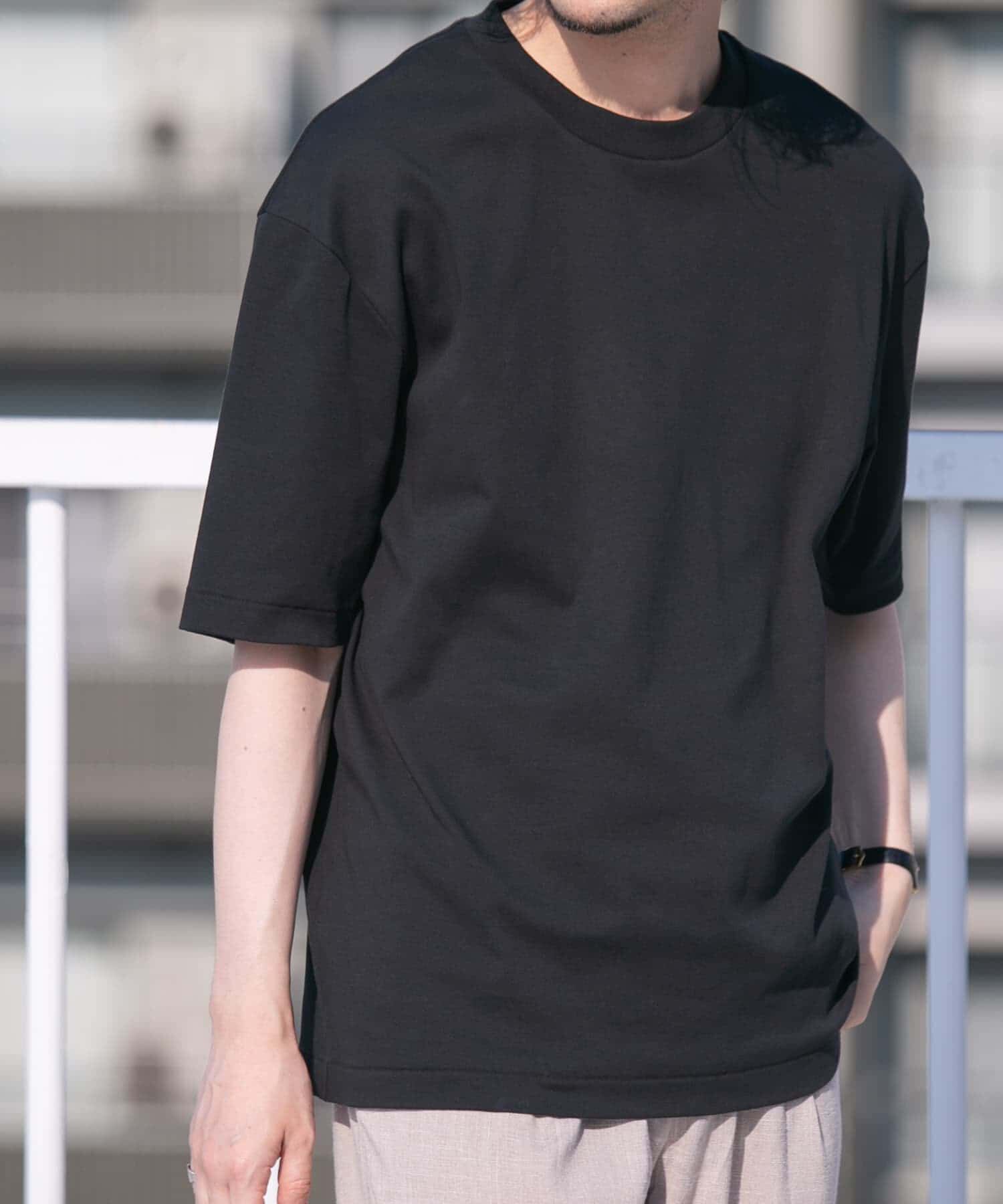 URBAN RESEARCH ROSSO「『XLサイズあり』『UR TECH』防汚加工 リラックスクルーネックTシャツ」|Tシャツ・カットソー|