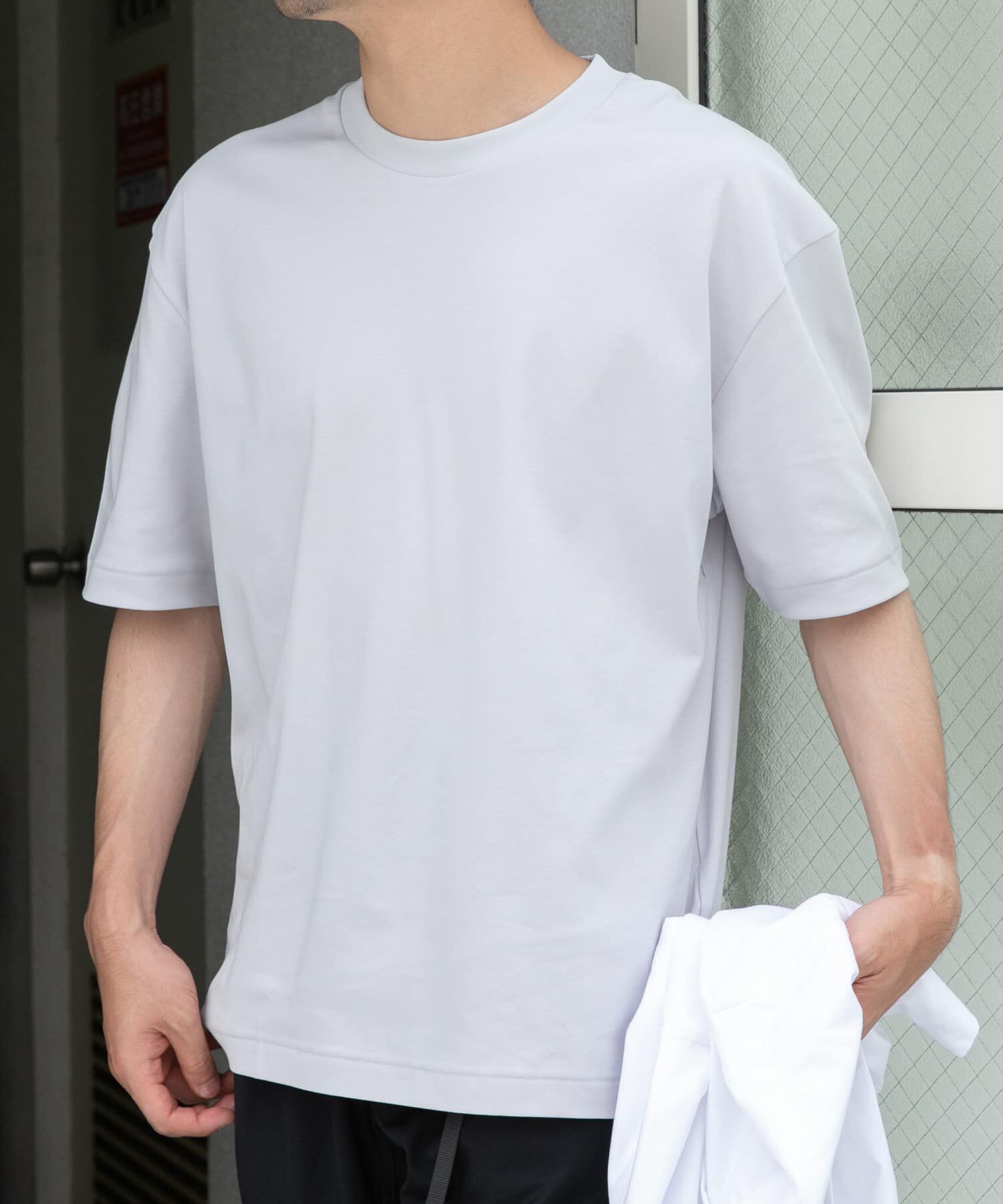 URBAN RESEARCH ROSSO「『XLサイズあり』『UR TECH』防汚加工 リラックスクルーネックTシャツ」|Tシャツ・カットソー|