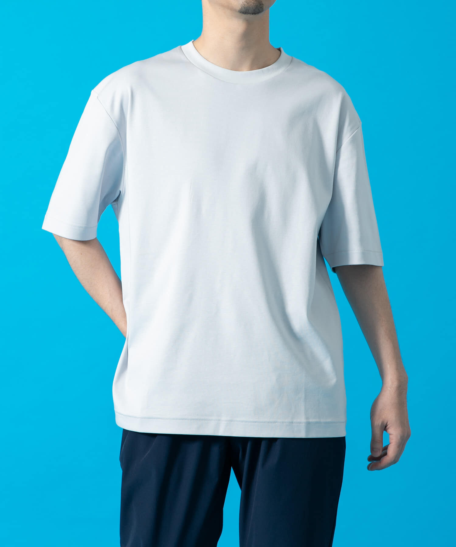 URBAN RESEARCH ROSSO「『XLサイズあり』『UR TECH』防汚加工 リラックスクルーネックTシャツ」|Tシャツ・カットソー|