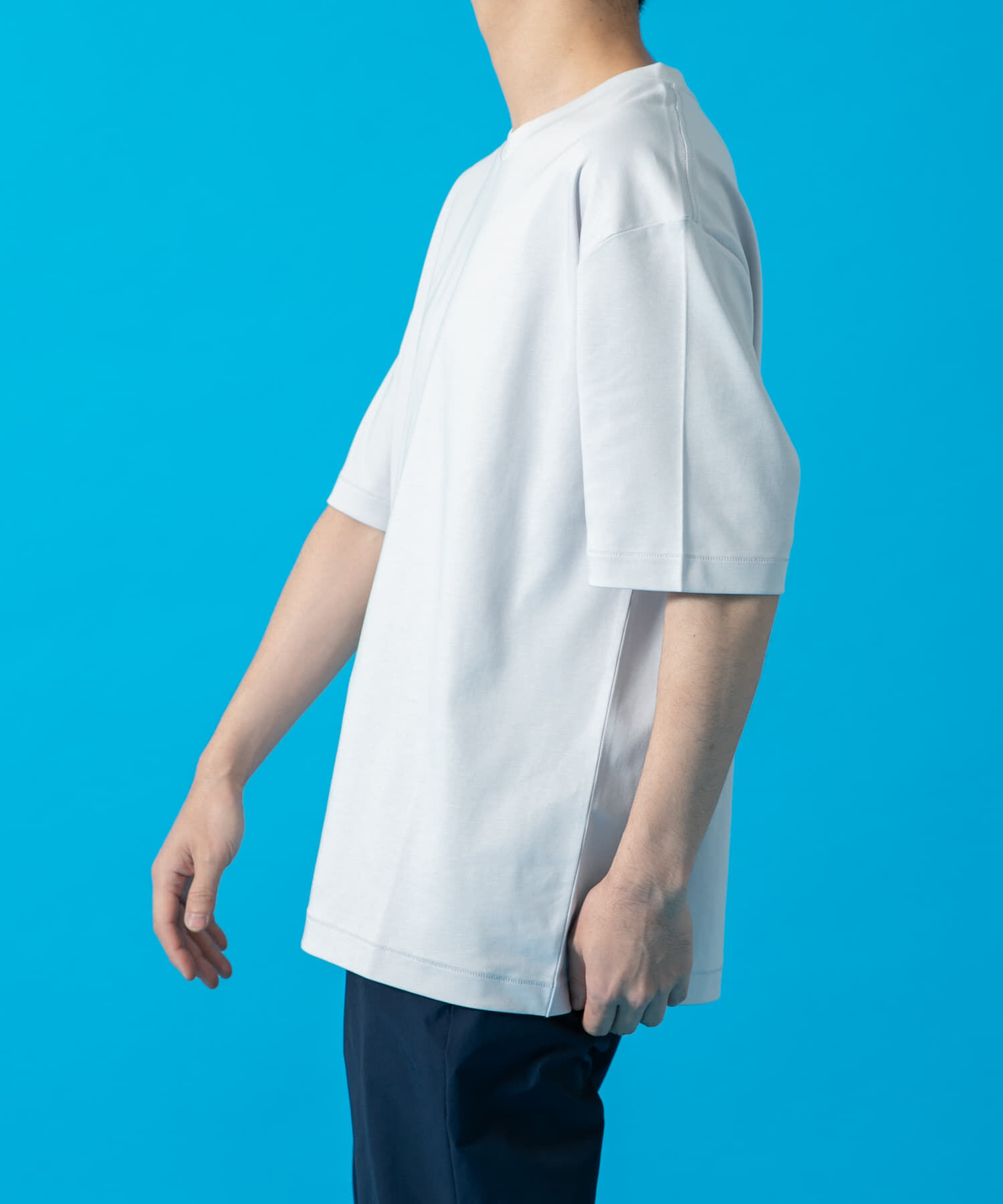 URBAN RESEARCH ROSSO「『XLサイズあり』『UR TECH』防汚加工 リラックスクルーネックTシャツ」|Tシャツ・カットソー|