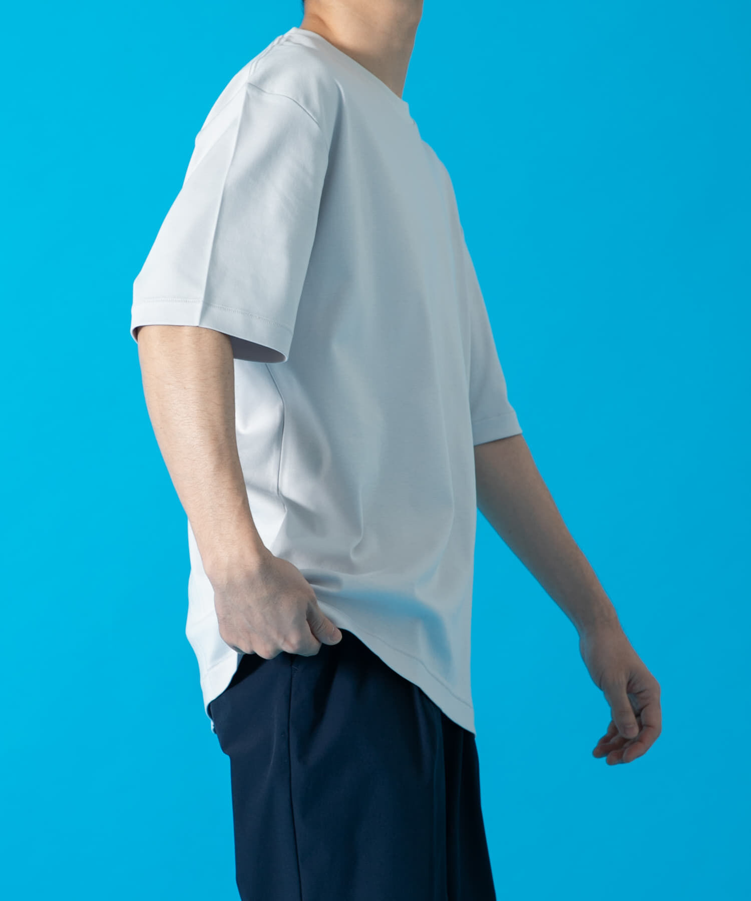 URBAN RESEARCH ROSSO「『XLサイズあり』『UR TECH』防汚加工 リラックスクルーネックTシャツ」|Tシャツ・カットソー|