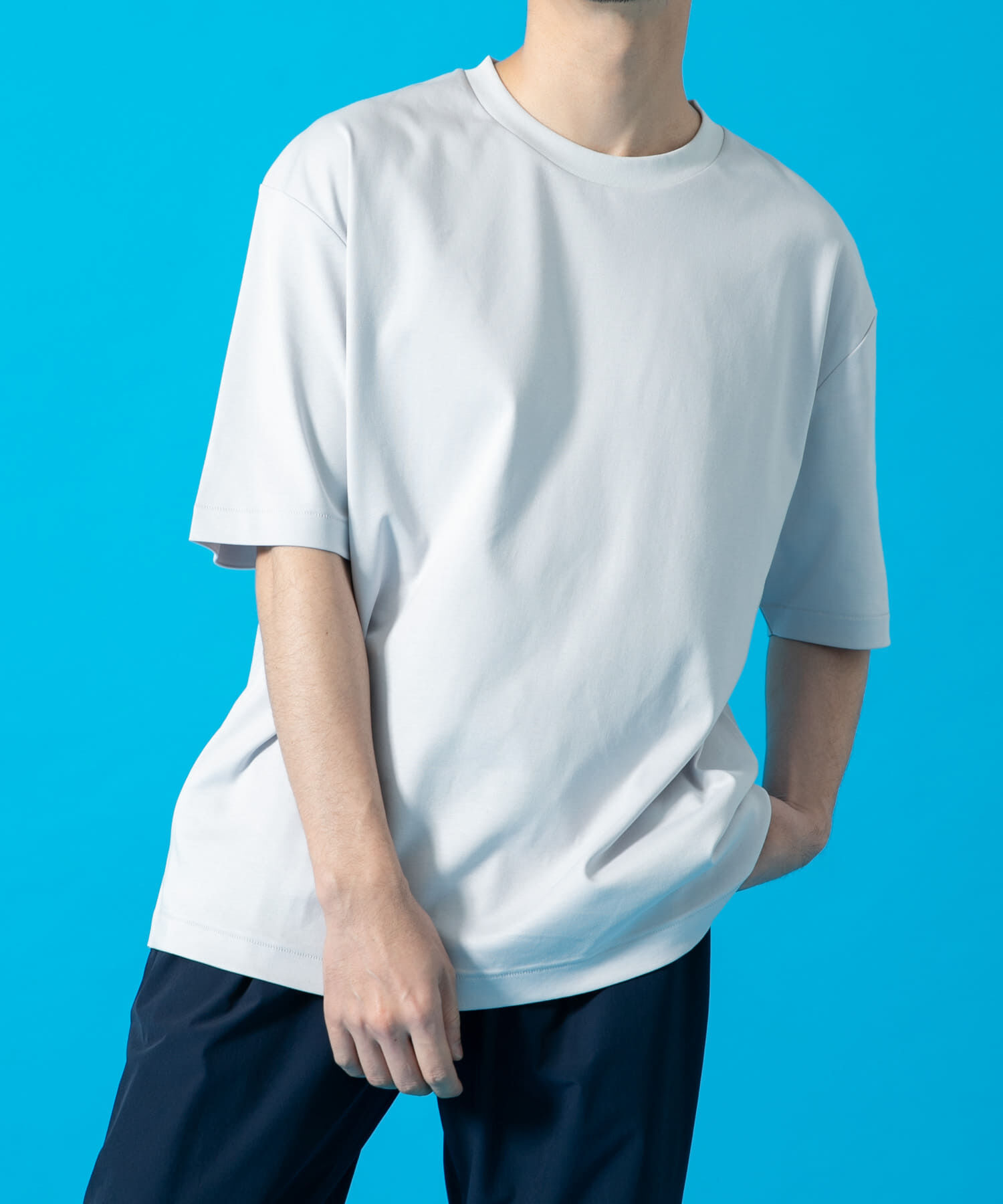 URBAN RESEARCH ROSSO「『XLサイズあり』『UR TECH』防汚加工 リラックスクルーネックTシャツ」|Tシャツ・カットソー|