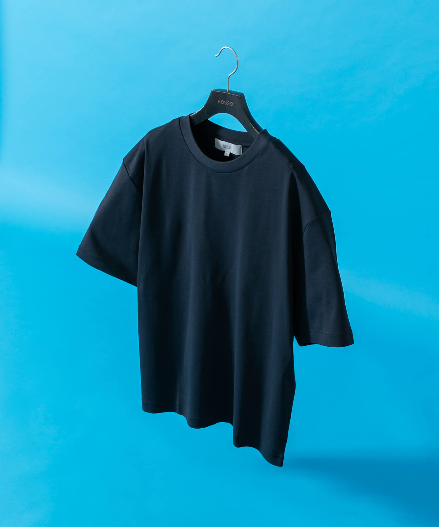 URBAN RESEARCH ROSSO「『XLサイズあり』『UR TECH』防汚加工 リラックスクルーネックTシャツ」|Tシャツ・カットソー|ネイビー