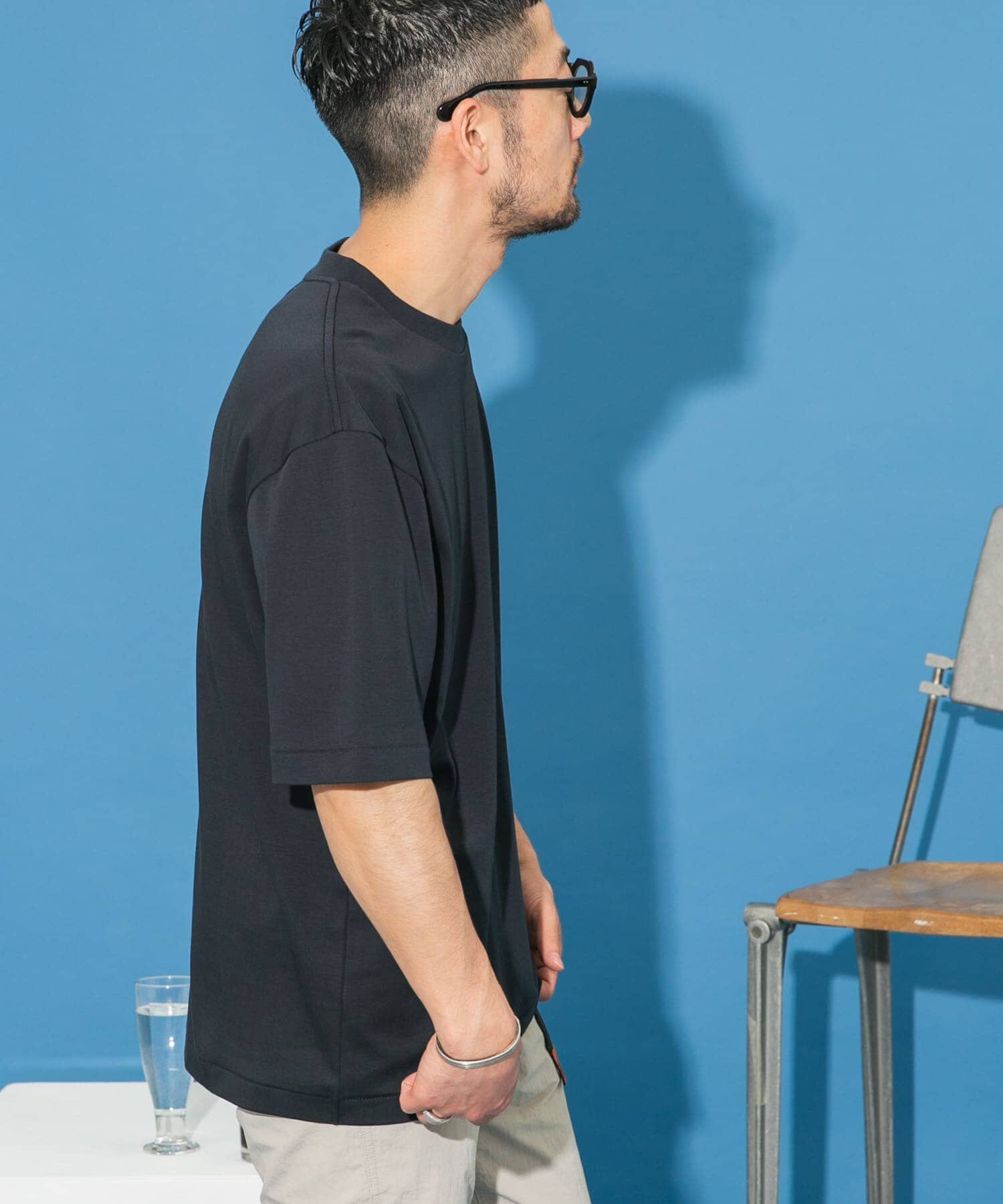 URBAN RESEARCH ROSSO「『XLサイズあり』『UR TECH』防汚加工 リラックスクルーネックTシャツ」|Tシャツ・カットソー|