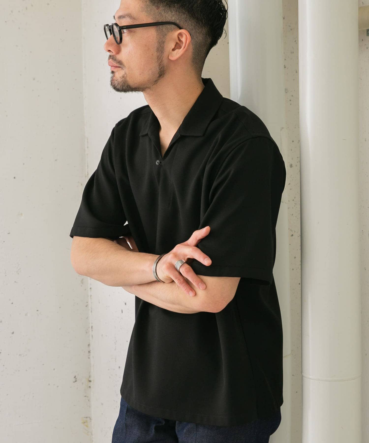 URBAN RESEARCH ROSSO「『WEB限定』『セットアップ対応』パナマ風スキッパーシャツ」|シャツ・ブラウス|