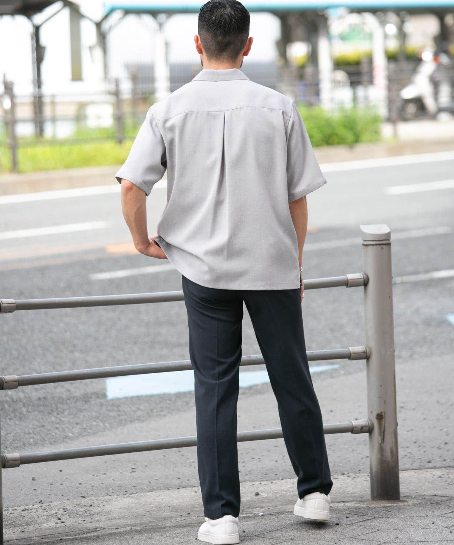 URBAN RESEARCH ROSSO「『WEB限定』『セットアップ対応』パナマ風スキッパーシャツ」|シャツ・ブラウス|