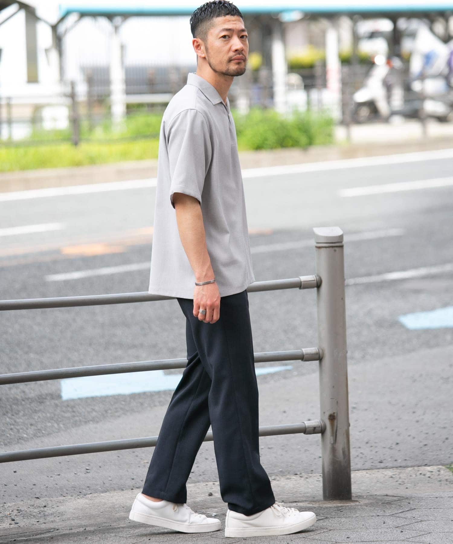 URBAN RESEARCH ROSSO「『WEB限定』『セットアップ対応』パナマ風スキッパーシャツ」|シャツ・ブラウス|