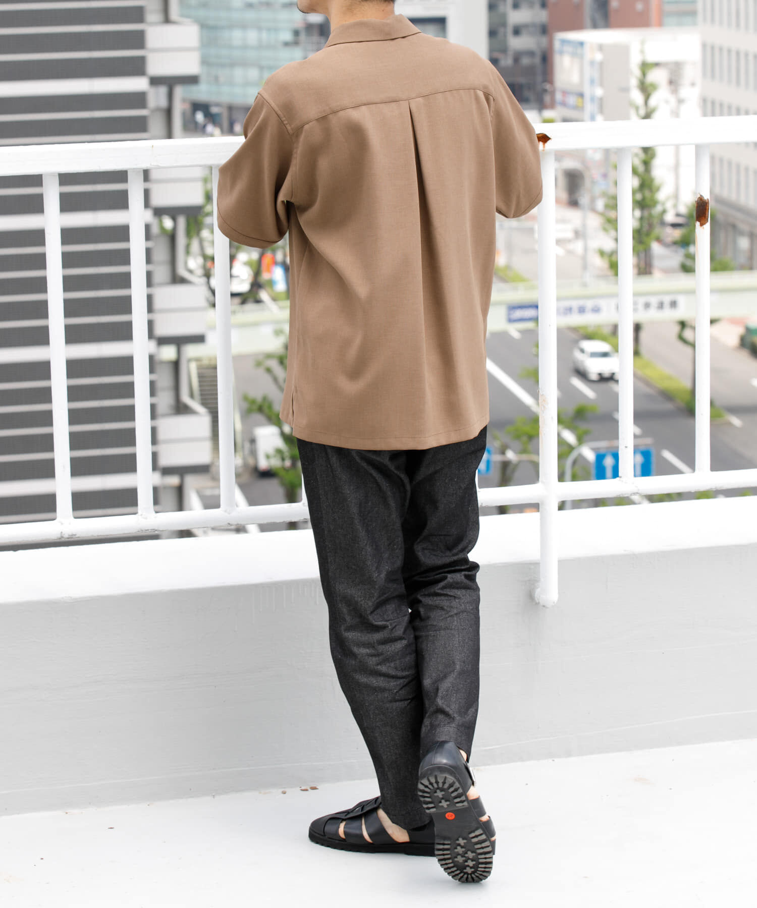 URBAN RESEARCH ROSSO「『WEB限定』『セットアップ対応』パナマ風スキッパーシャツ」|シャツ・ブラウス|