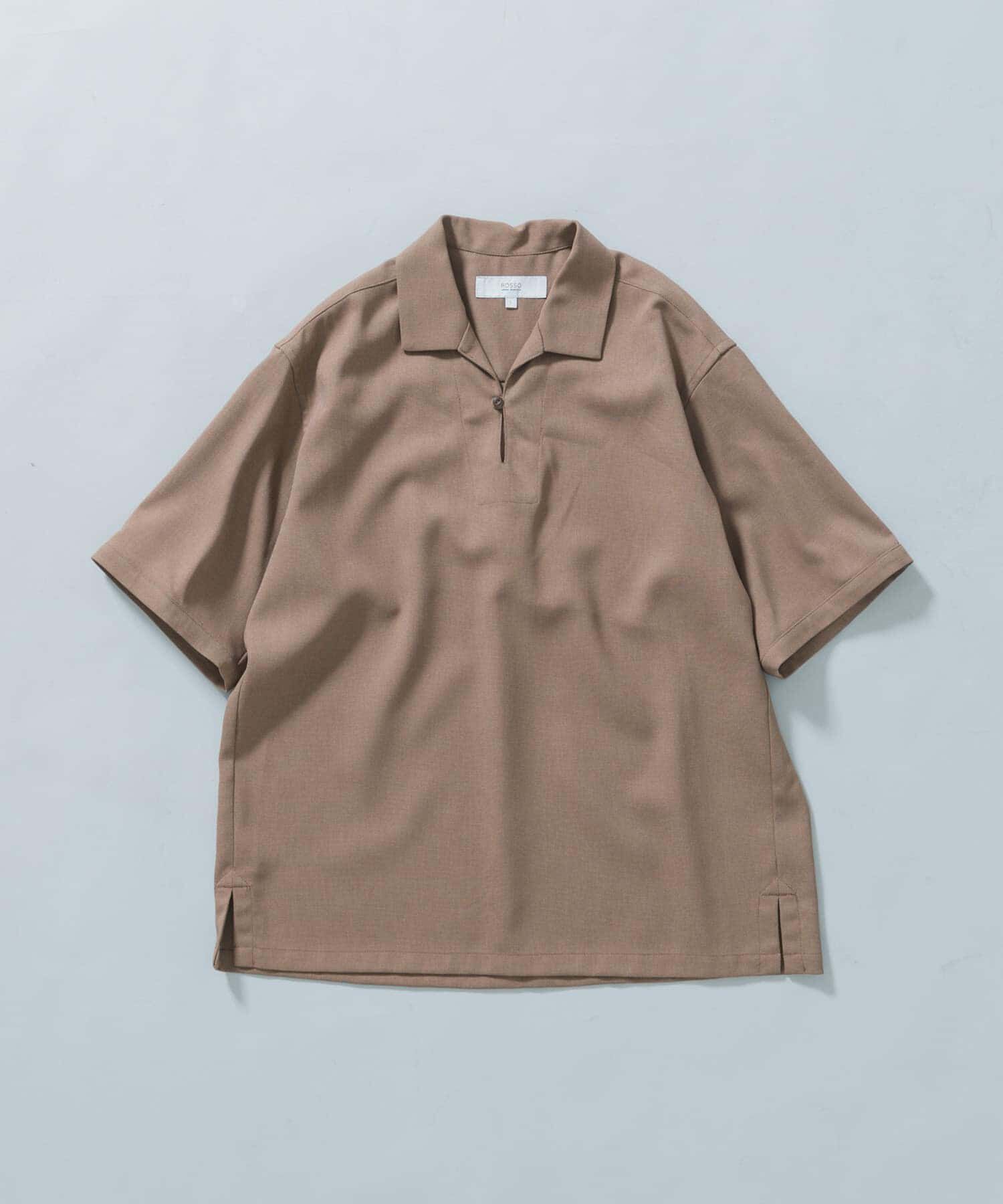 URBAN RESEARCH ROSSO「『WEB限定』『セットアップ対応』パナマ風スキッパーシャツ」|シャツ・ブラウス|