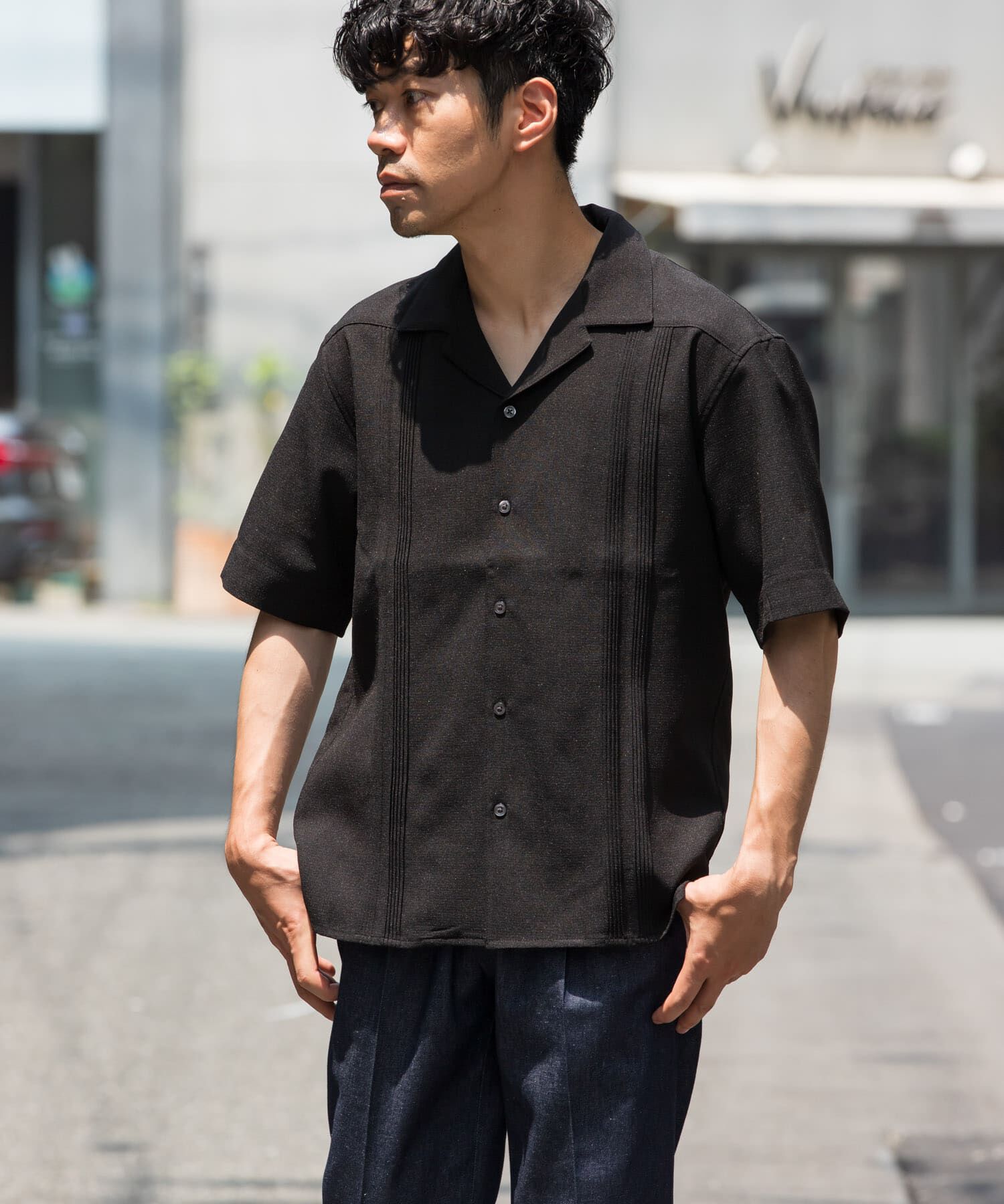 URBAN RESEARCH ROSSO「『WEB限定』『XLサイズあり』ウォッシャブルドライタッチ半袖シャツ」|シャツ・ブラウス|