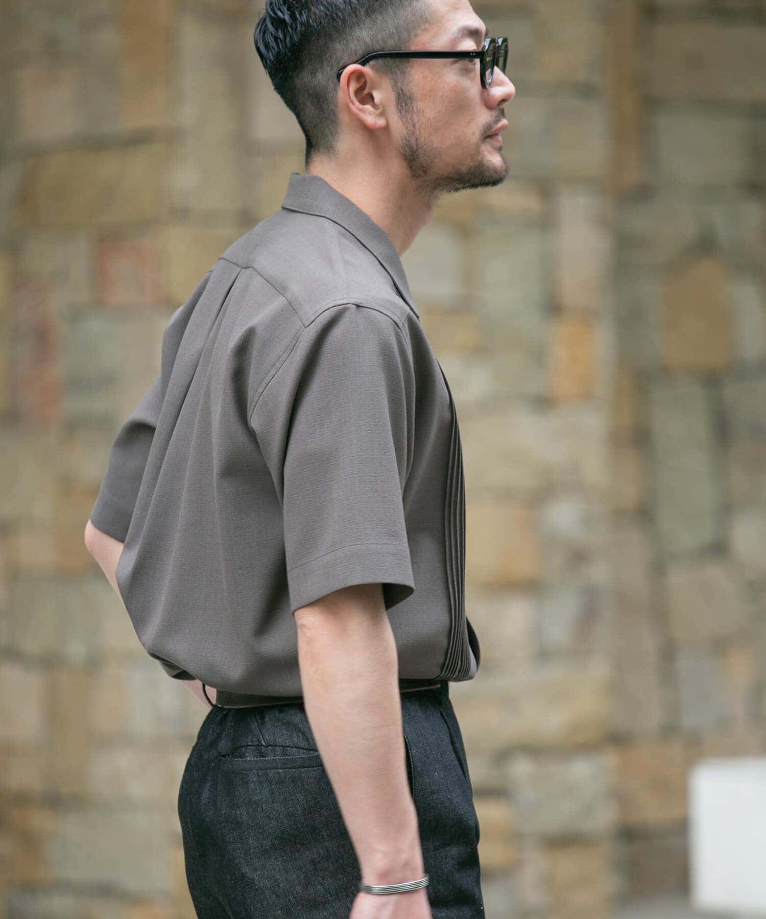 URBAN RESEARCH ROSSO「『WEB限定』『XLサイズあり』ウォッシャブルドライタッチ半袖シャツ」|シャツ・ブラウス|