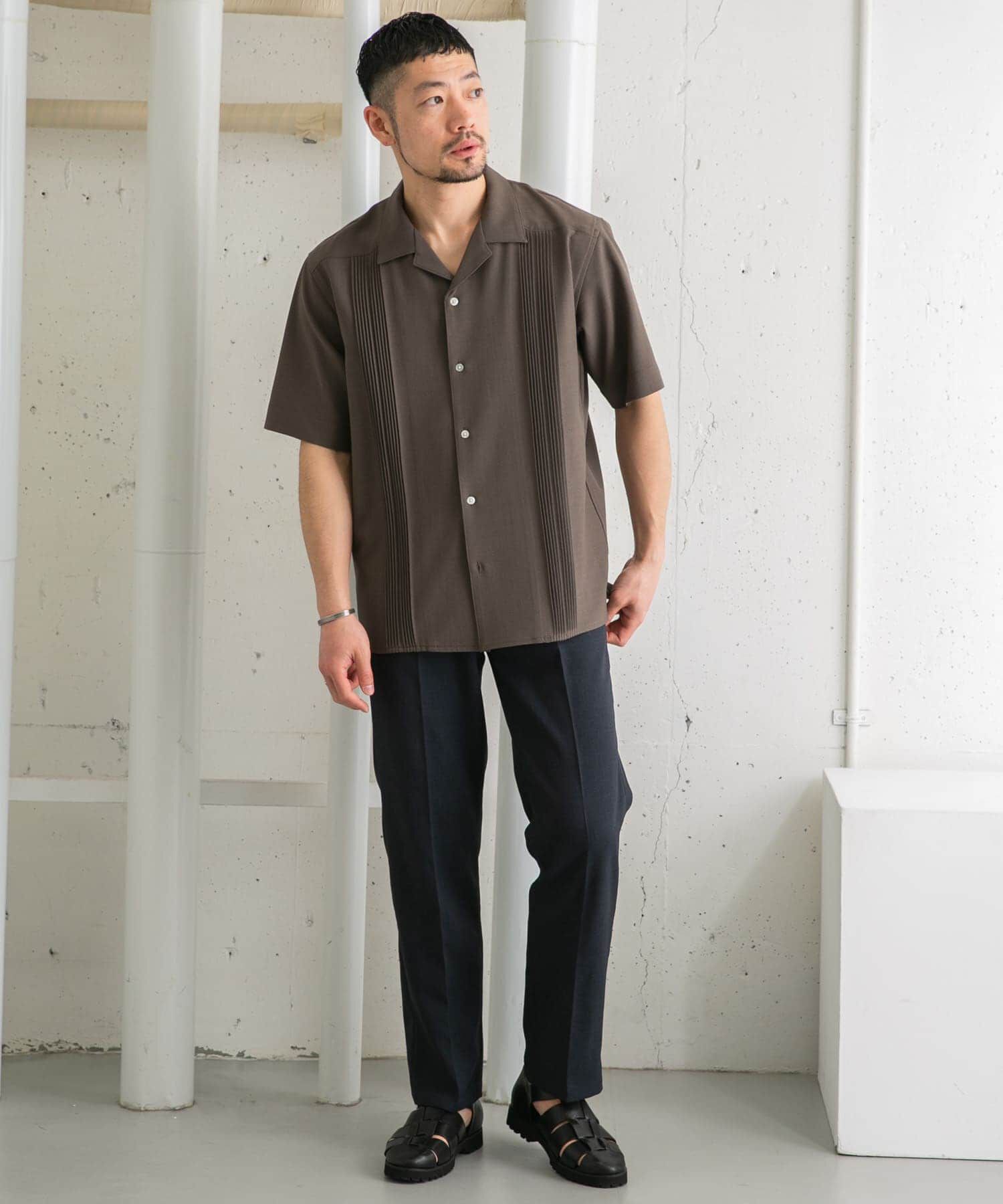 URBAN RESEARCH ROSSO「『WEB限定』『XLサイズあり』ウォッシャブルドライタッチ半袖シャツ」|シャツ・ブラウス|