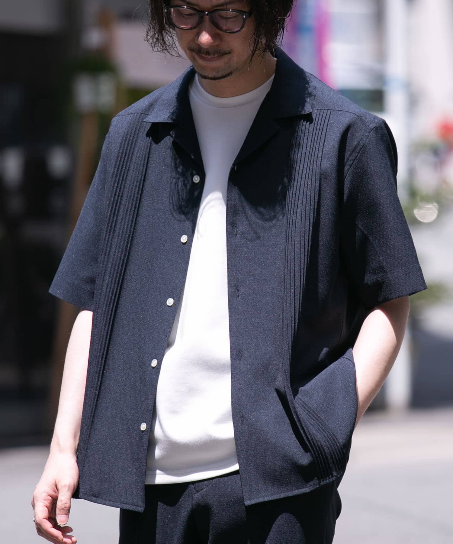 URBAN RESEARCH ROSSO「『WEB限定』『XLサイズあり』ウォッシャブルドライタッチ半袖シャツ」|シャツ・ブラウス|