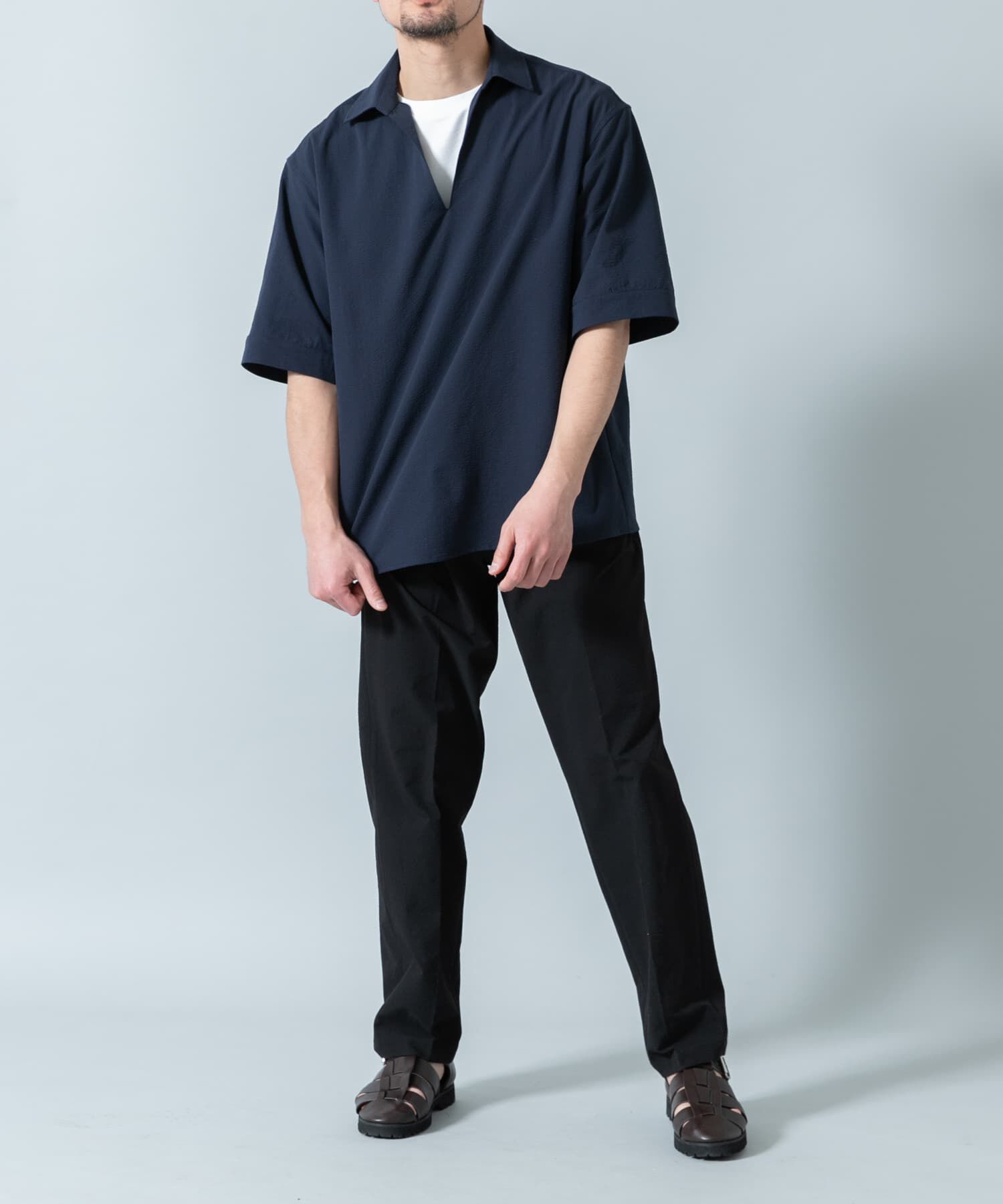 URBAN RESEARCH ROSSO「『WEB限定』『ｾｯﾄｱｯﾌﾟ対応/XLｻｲｽﾞあり』ｼｱｻｯｶｰｽｷｯﾊ 」|シャツ・ブラウス|