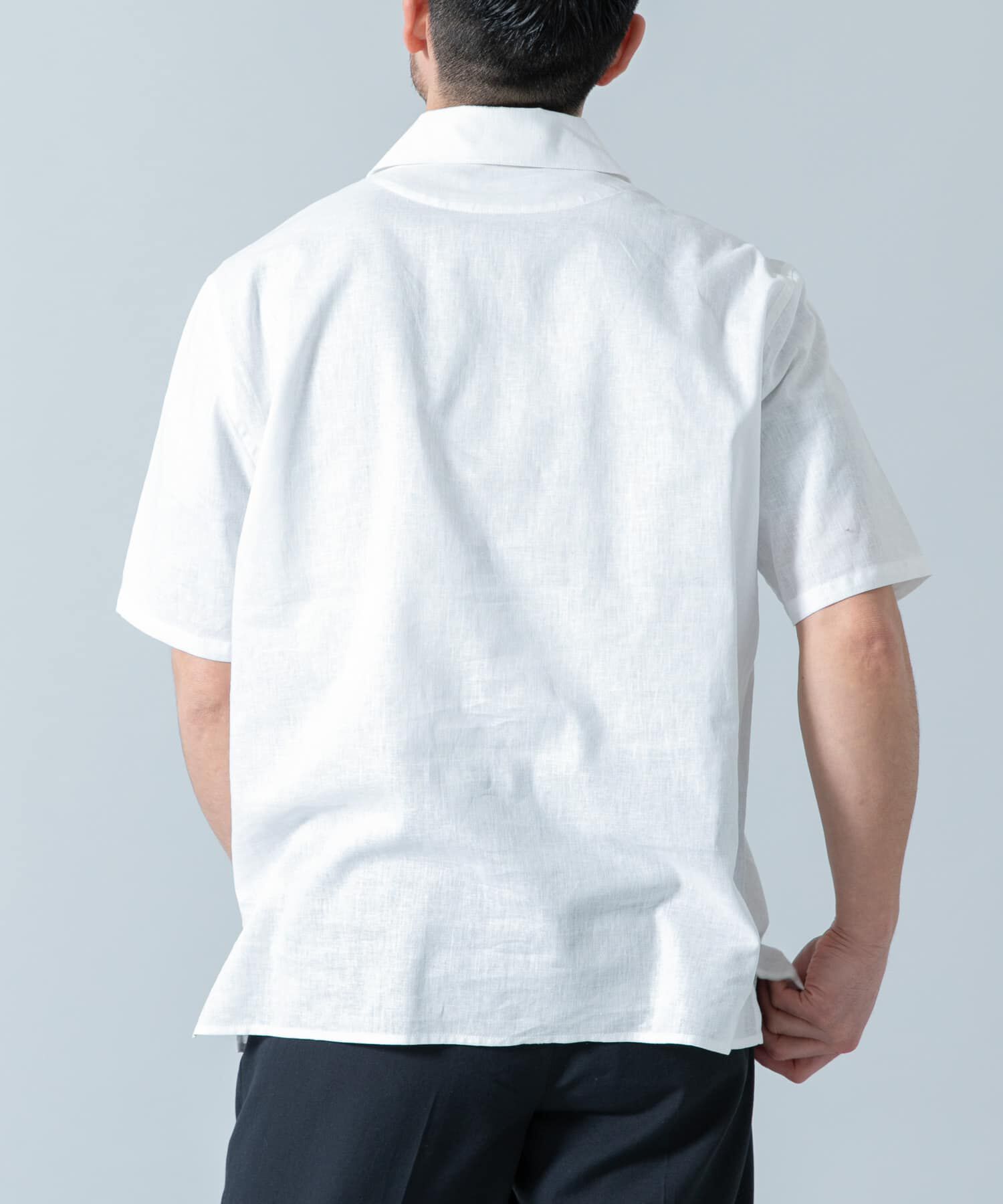 URBAN RESEARCH ROSSO「『XLサイズあり』リラックスコットンリネンスキッパーシャツ」|シャツ・ブラウス|