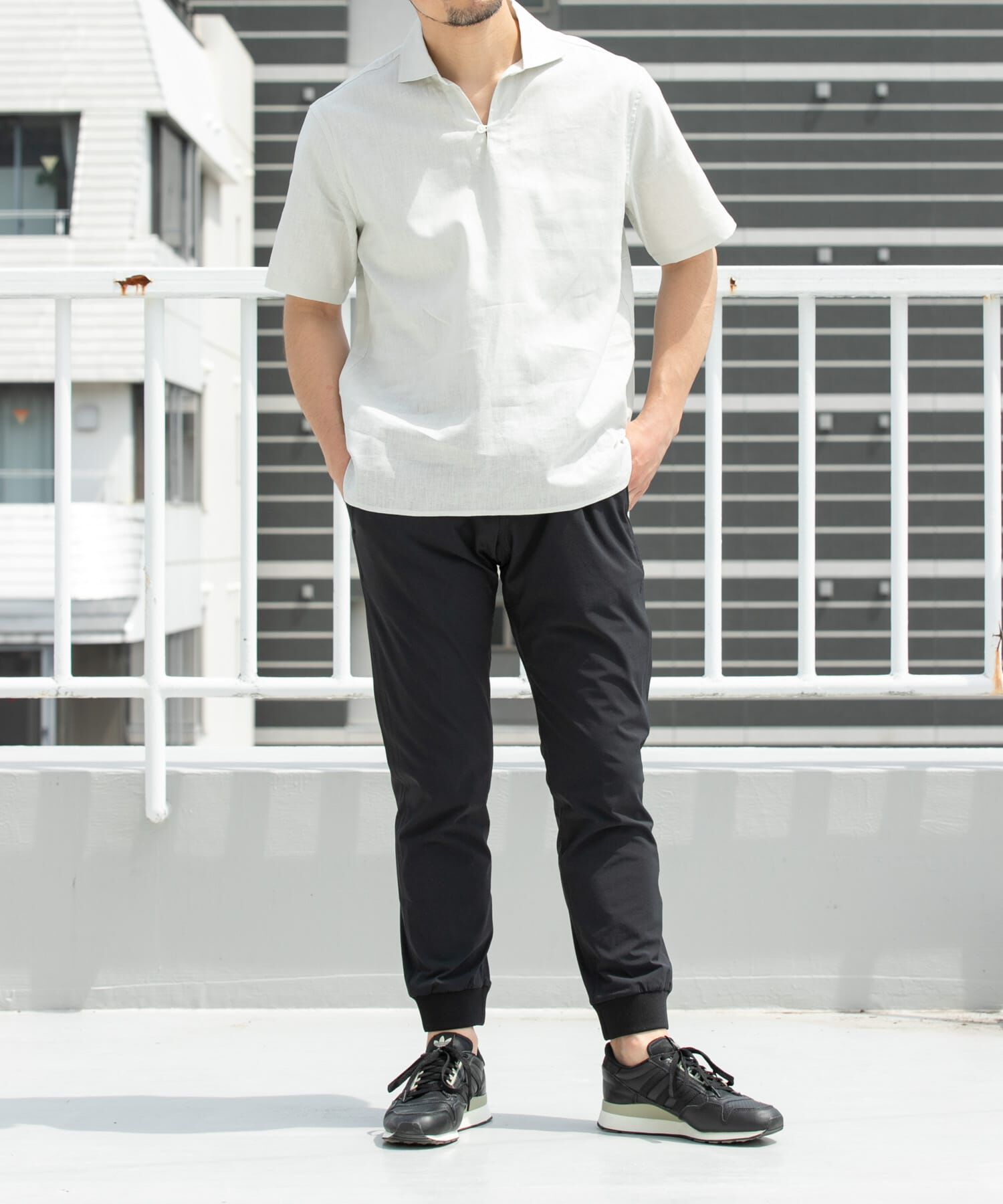 URBAN RESEARCH ROSSO「『XLサイズあり』リラックスコットンリネンスキッパーシャツ」|シャツ・ブラウス|