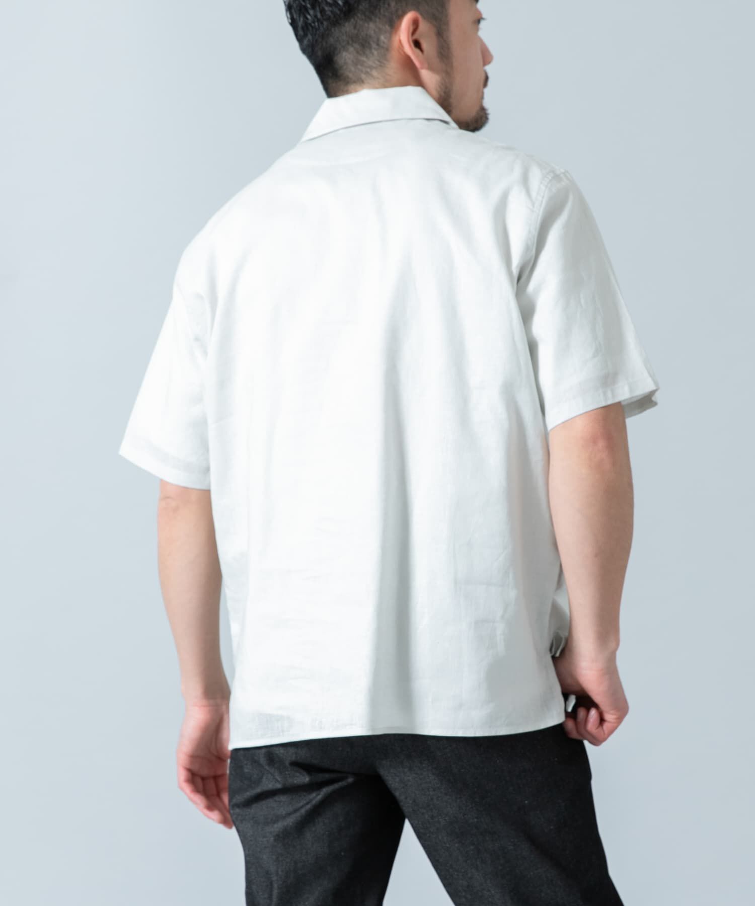 URBAN RESEARCH ROSSO「『XLサイズあり』リラックスコットンリネンスキッパーシャツ」|シャツ・ブラウス|