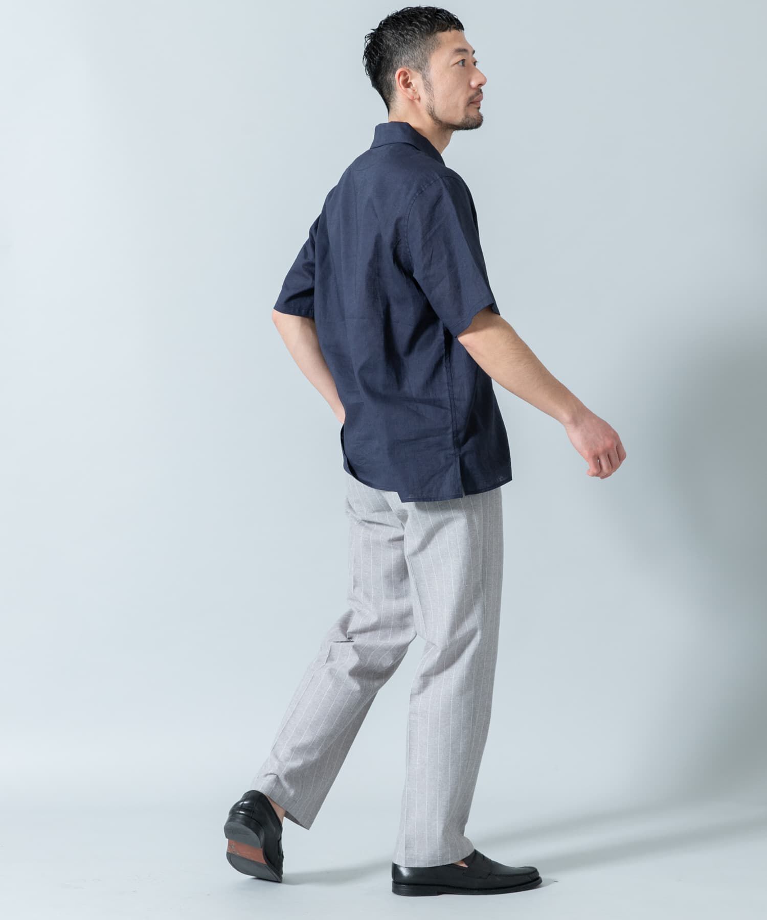 URBAN RESEARCH ROSSO「『XLサイズあり』リラックスコットンリネンスキッパーシャツ」|シャツ・ブラウス|