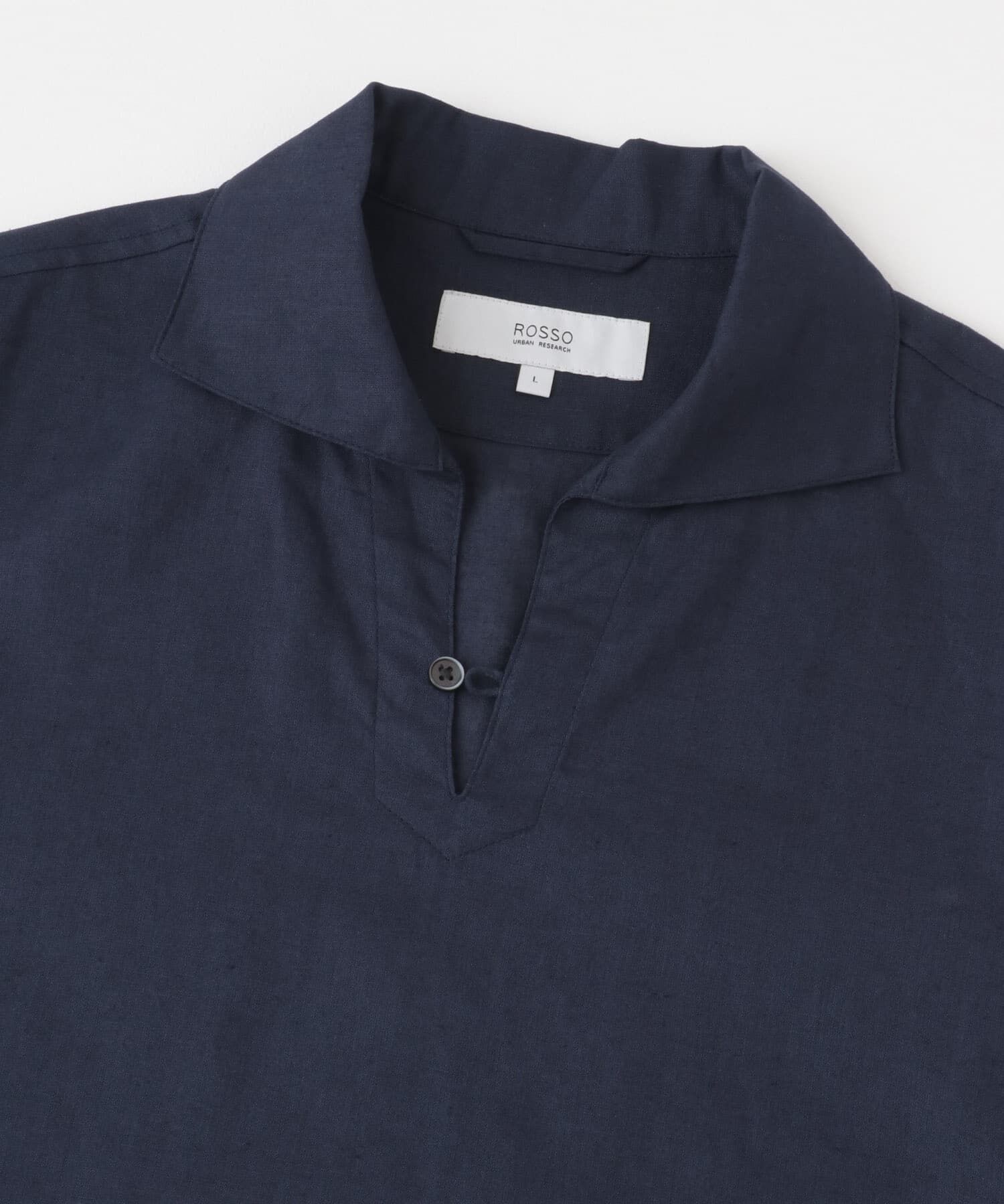 URBAN RESEARCH ROSSO「『XLサイズあり』リラックスコットンリネンスキッパーシャツ」|シャツ・ブラウス|