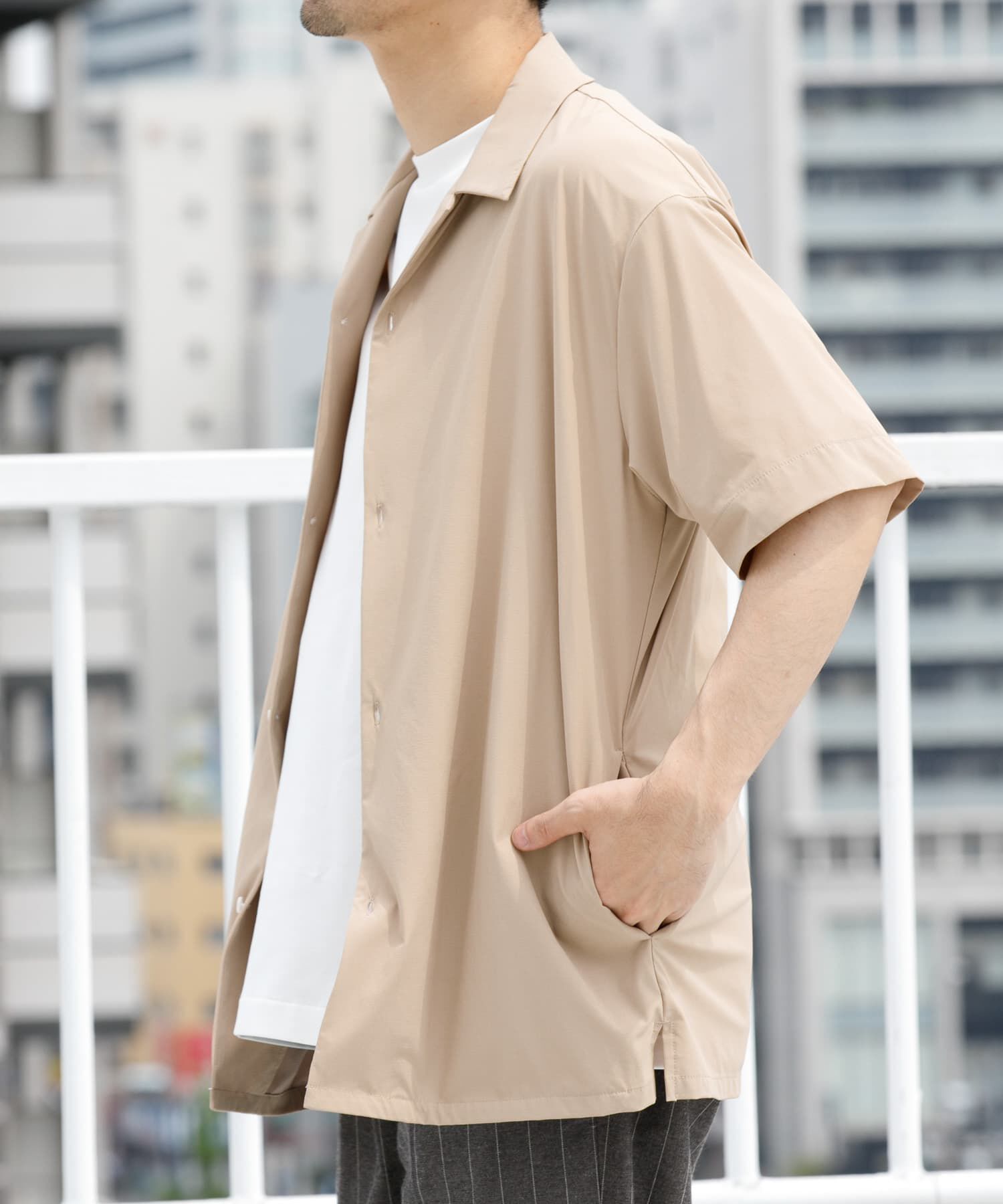 URBAN RESEARCH ROSSO「『ｾｯﾄｱｯﾌﾟ対応』『XLｻｲｽﾞあり』ｸｰﾙｷｰﾌﾟｼｮｰﾄｽﾘ  」|シャツ・ブラウス|